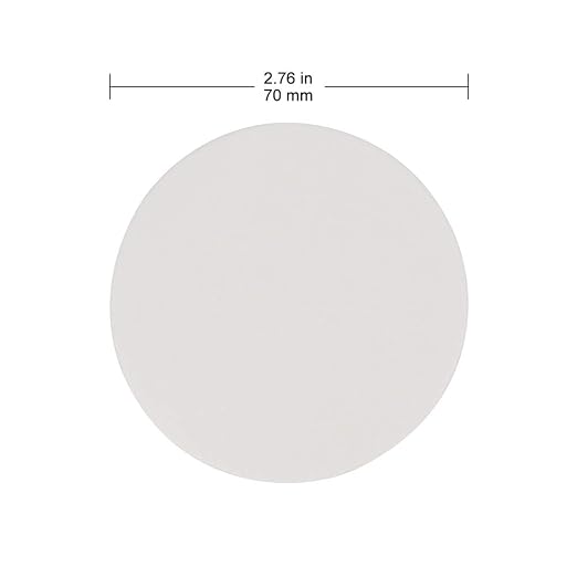 Labasics Qualitative Filter Paper Circles, 70 mm Diameter Cellulose Filter Paper - Image 3