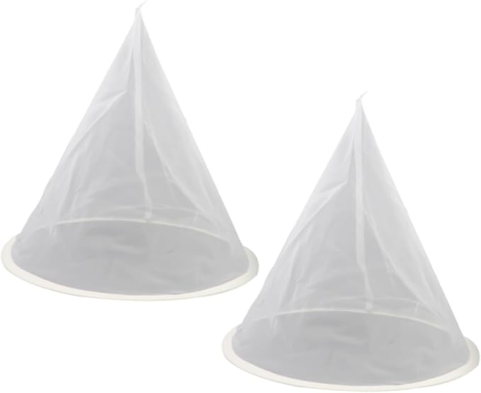 SECFOU 2pcs Fine Gauze Mesh Honey Strainer Filter Net by SECFOU