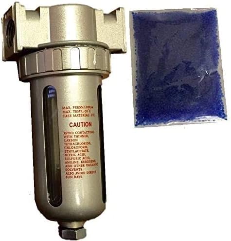 1/2" Compressed Air In Line Filter Desiccant Dryer Moisture Water Separator New by Unknown