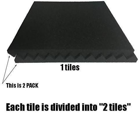 96 Pack Allxinlog Absorb the echo Acoustic Foam Panel Wedge Studio - Image 6