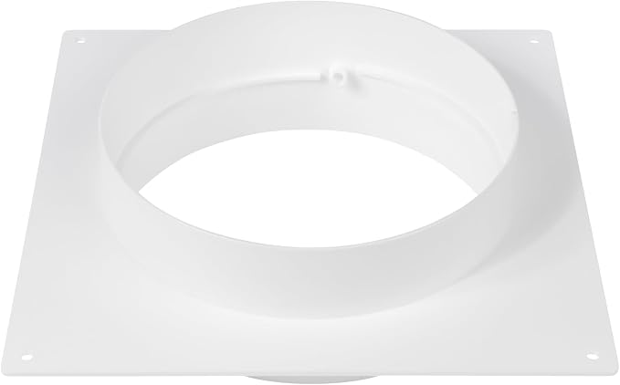 Repa Market 6 Inch Duct Connector Flange – Plastic Round Male Fit Vent Pipe - Image 9