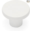 Ravinte 15 Pack Cabinet Knobs White Kitchen Cabinet Knobs Round Dresser Drawer Pulls Closet Door Pulls 1-1/5 Inch