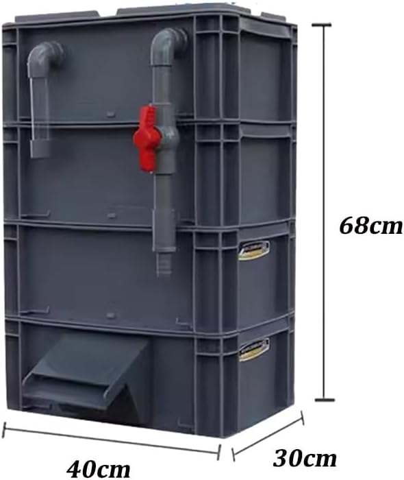 GRRICEPL Fish Tank Filter Box, Waterfall Bio-Filtration Aquarium, Turtle Tank - Image 7