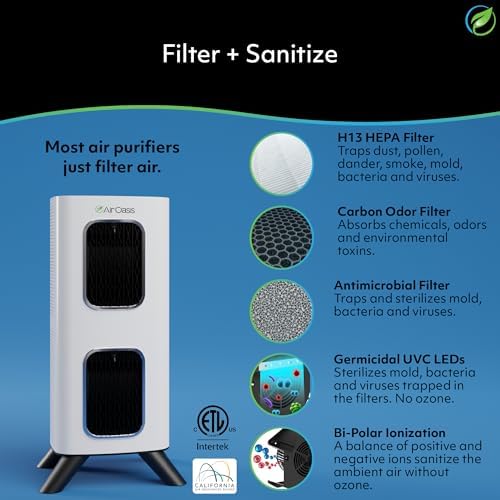 Air Oasis iAdaptAir 2.0 HEPA Air Purifier Clean Air Starter Bundle – 3 Air - Image 6