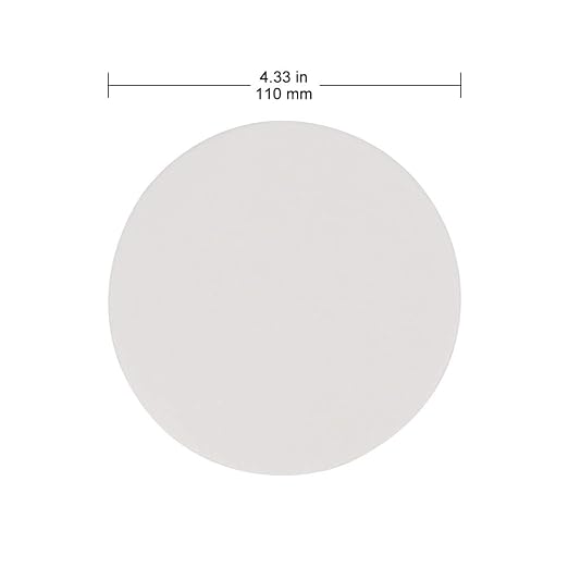 Labasics Qualitative Filter Paper Circles, 110 mm Diameter Cellulose Filter - Image 3