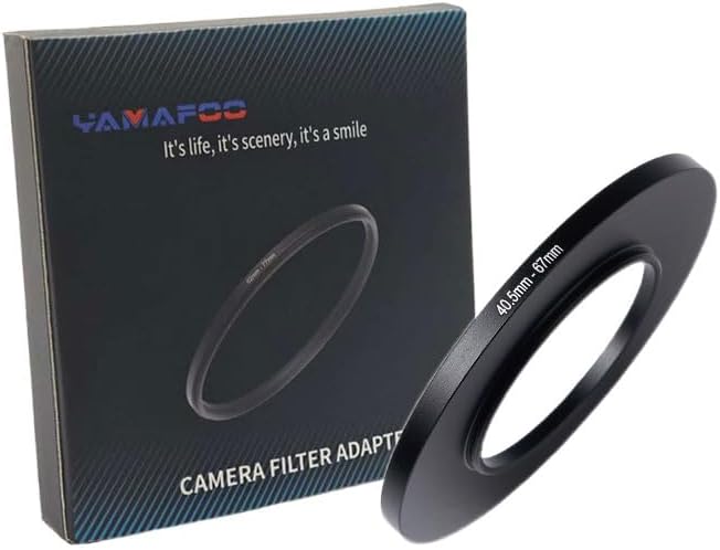 YAMAFOO 40.5mm to 67mm Step-Up Ring/Step Down Rings Filter Adapter by YAMAFOO
