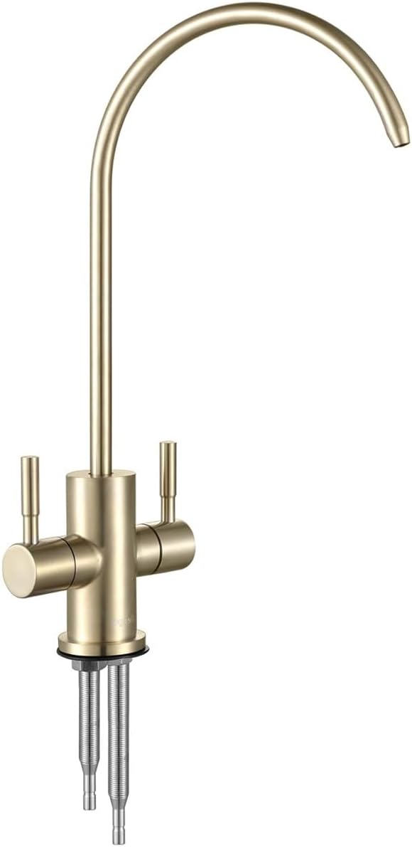 304SUS Stainless Steel 2 Way Filtered Kitchen Bar Sink Faucet Reverse Osmosis by Genpe