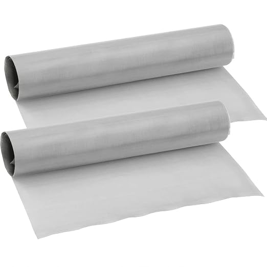 2Pcs 200 Mesh 304 Stainless Steel Fine Pollen Screen Filtration Woven Wire Mesh by Unknown