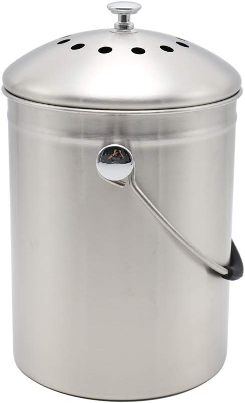 Abakoo Stainless Steel Compost Bin - Image 3
