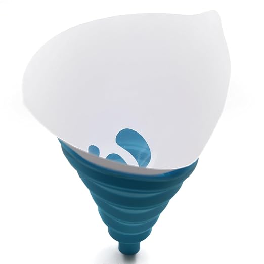 100 PCs Paper Filter with Cone Silicone Resin Funnel, Paint Strainer or Resin - Image 3