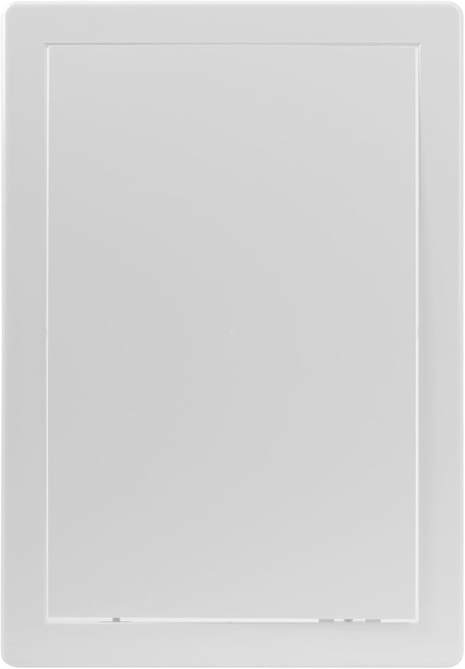 Vent Systems White ABS Plastic Access Panel 8 x 12 Inch - Access Panel with Door for Drywall, Wall and Ceiling Electrical and Plumbing Service Wall Hole Cover - Exterior Dimensions 8.7x12.7 Inches