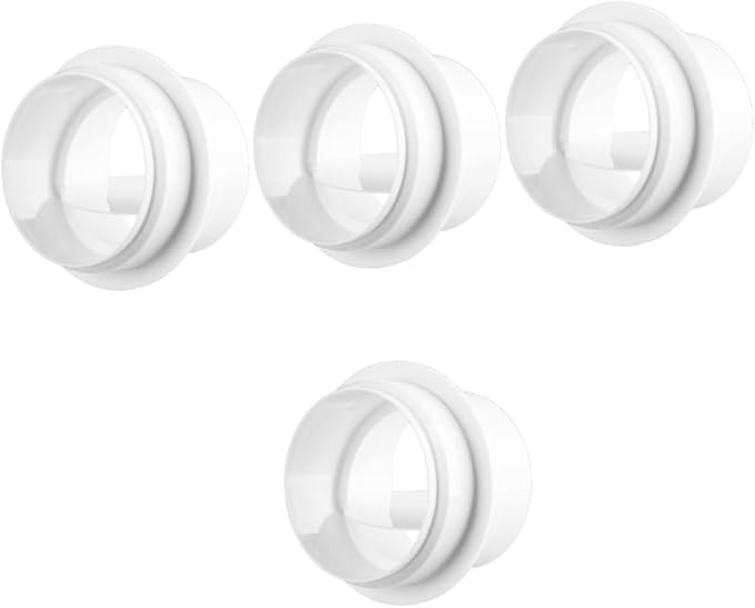 Uonlytech 4pcs Vent Blockers Air Duct Connector Flange Air Conditioner Exhaust by UONLYtech
