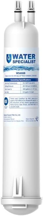 Waterspecialist WS608 Water Filter, Replacement by Waterspecialist