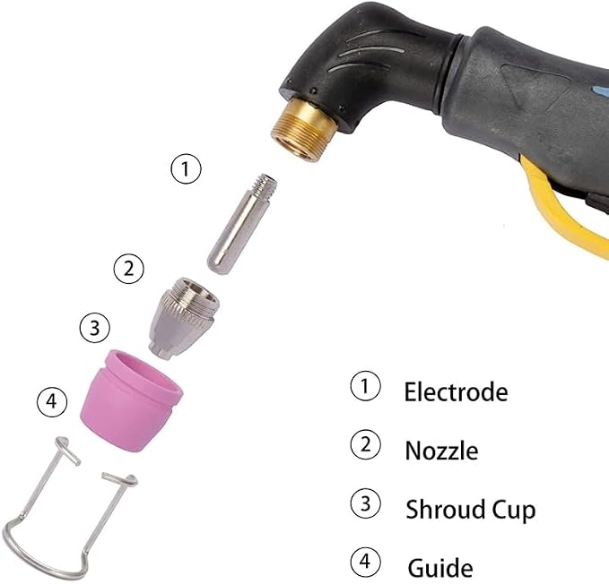 100pcs SG-55 AG-60P WSD-60 Plasma Cutter Consumables，Plasma Cutter Cutting - Image 2