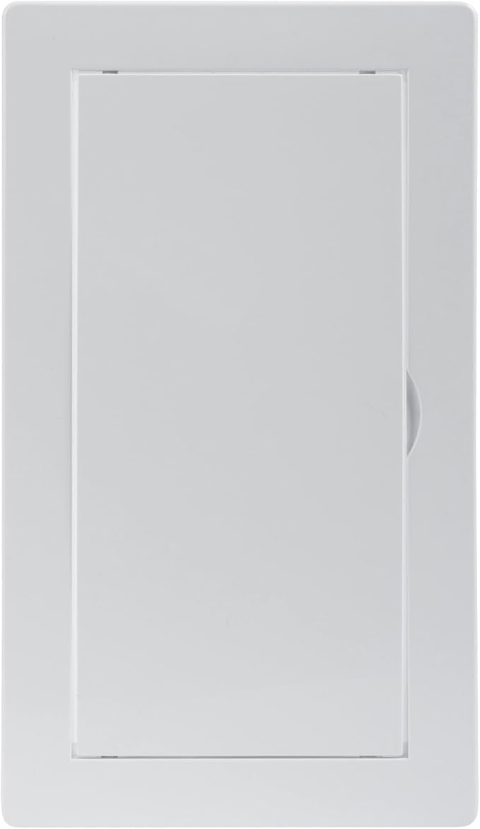 Vent Systems 4x8 Access Panel - Easy Doors ABS Plastic for Drywall, Wall and Ceiling Electrical Plumbing Service Door Cover Exterior Dimensions 5.3x9.3 Inch White 4 x 8/100 200 mm