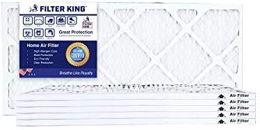 Filter King 8x19.5x1 Air Filter | 6-PACK | MERV 8 HVAC Pleated A/C Furnace by FilterKing