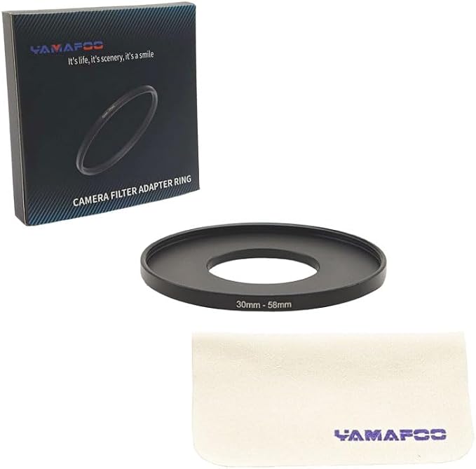 YAMAFOO 30mm to 58mm Step-Up Ring/Step Down Rings Filter Adapter - Image 2