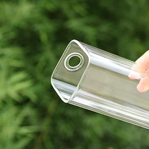 Square Glass Propagation Vase 4 Pack, Wall Hanging Hydroponic Planter | - Image 9