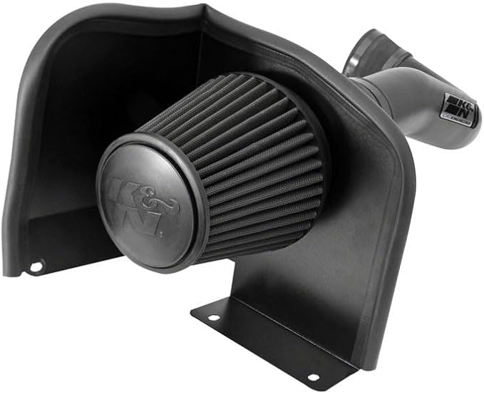 K&N Cold Air Intake System: Dry-Flow Air Filter, Increase Performance & Towing: - Image 4