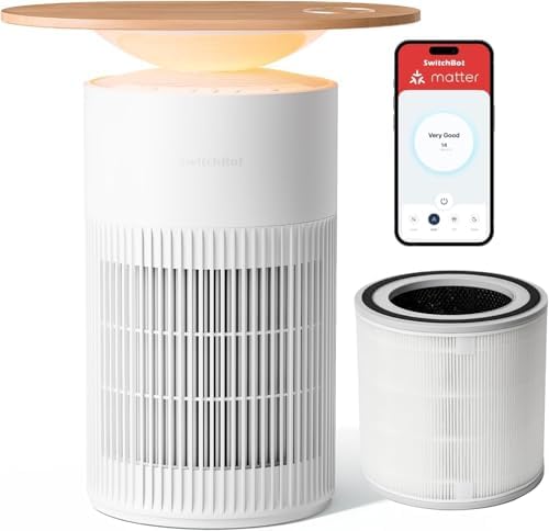 SwitchBot Air Purifier Table and Replacement Pet Filter 1 Pack by SwitchBot