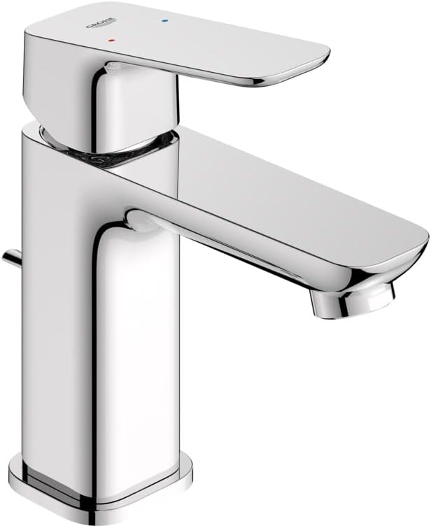 Grohe 1018980000 Cubeo Single Hole Single Handle S-Size Bathroom Faucet, 1.2 GPM, Starlight Chrome