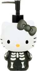 Hello Kitty Glow in The Dark Skeleton Soap/Lotion/Hand Sanitizer Resin Pump Dispenser, 14.11 Ounces, (Officially Licensed Product) by Franco Collectibles