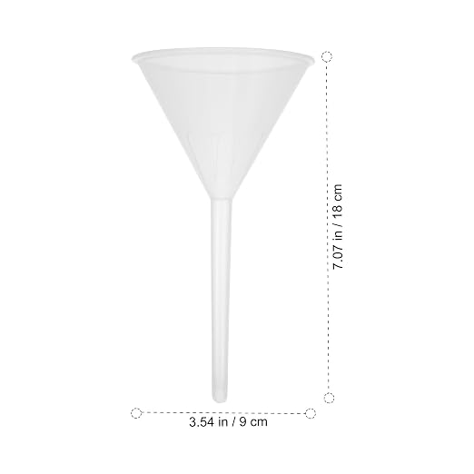 Veemoon 10pcs 90mm Plastic Triangle Funnels Pp Laboratory Filling Funnels - Image 2