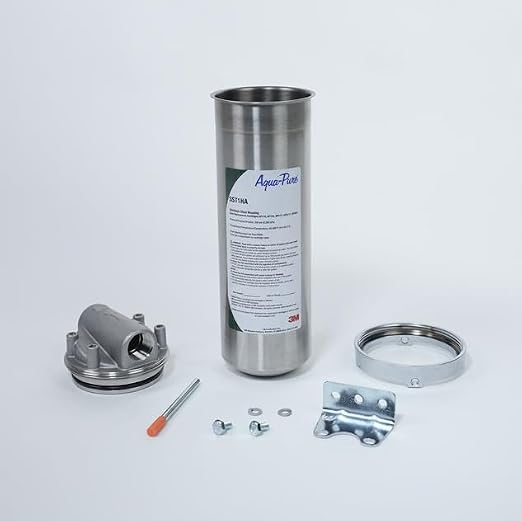 3M Aqua-Pure Whole House Std. Dia. Stainless Steel Filter Housing SST1HA. Heavy - Image 6