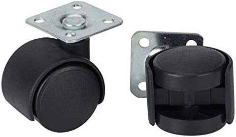 Window Roller Furniture Plate Swivel Castor Wheels Replace Hardware Fit by Unknown