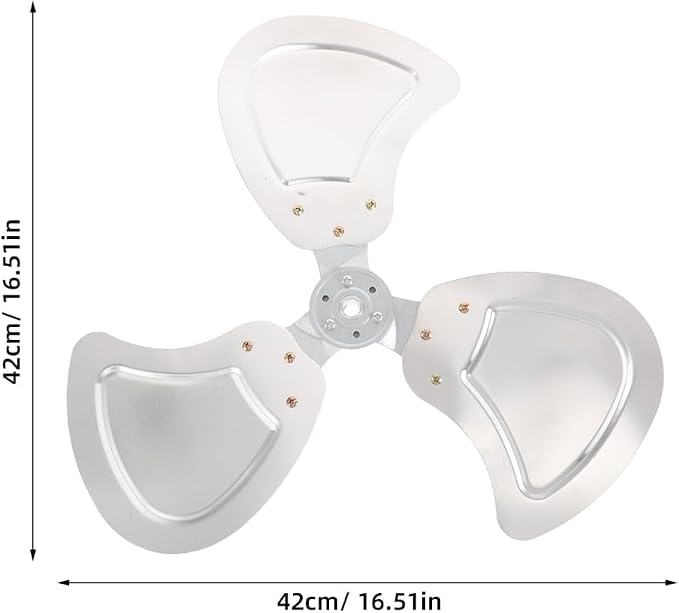 Industrial Aluminum Fan Blades 16.5 Inch Replacement Parts - Image 3