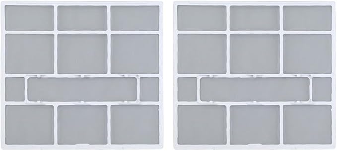 2 Pack Air Conditioner Filter Accessories, Indoor Unit Hanging Dust Screen by Unknown