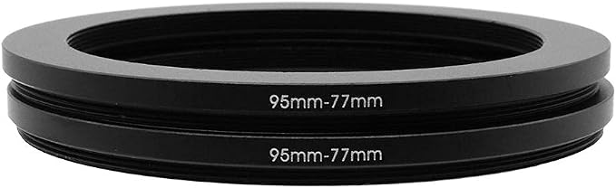 95 to 77mm Metal Step Rings, 95mm to 77mm Step Down Ring Filter Ring Adapter by LingoFoto