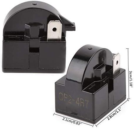 Refrigerator Starter Relay and Overload Protector Kit - Image 2