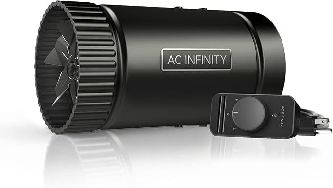 AC Infinity RAXIAL S4, Inline Booster Duct Fan 4” by ACInfinity