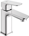 Grohe 1018990000 Cubeo Single Hole Single Handle S-Size Bathroom Faucet, Less Drain, 1.2 GPM, Starlight Chrome