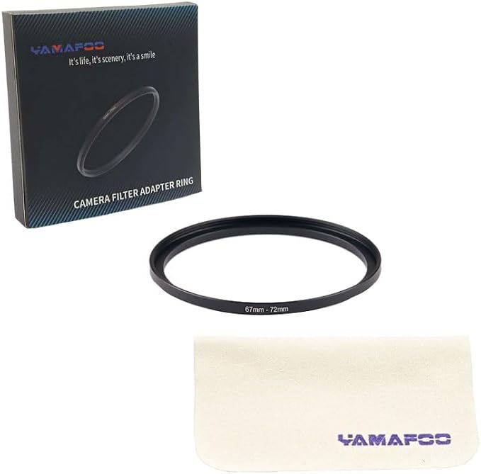 YAMAFOO 67mm to 72mm Step Up Ring/Step Down Rings Filter Adapter - Image 3