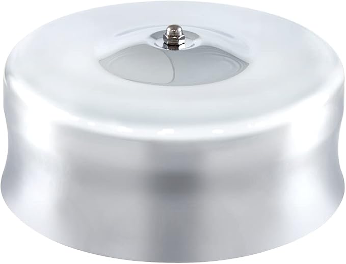 United Pacific S1103 6-3/8" Chrome Round Air Cleaner Assembly by UnitedPacific