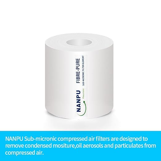 NANPU 3/8" NPT Sub-Micronic Compressed Air Filter Kit – 0.01 Micron Filtration - Image 5