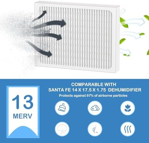 14 x 17.5 x1.75 MERV 13 Replacement Dehumidifier Filter Compatible - Image 5