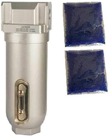 3/4" Compressed Air In Line Filter Desiccant Dryer Moisture Water Separator New by I.E.E