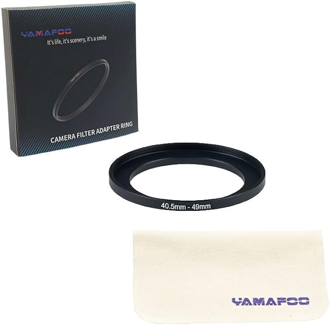 YAMAFOO 40.5mm to 49mm Step-Up Ring/Step Down Rings Filter Adapter - Image 2