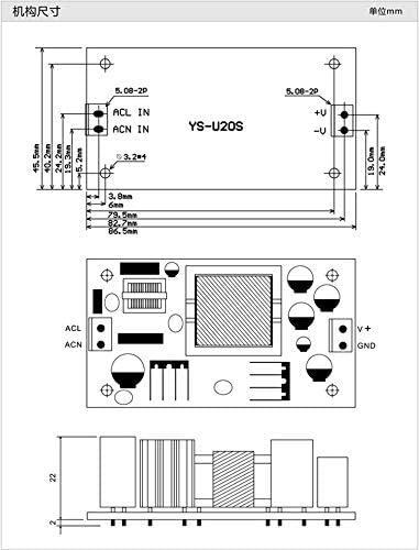 NOYITO AC to DC Precision Buck Power Supply Module AC 110V 100V-264V to 24V 1A - Image 8