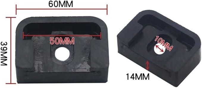 4 PCS Air Conditioner Outdoor Unit Vibration Damping Rubber Pad Foot Pad - Image 2