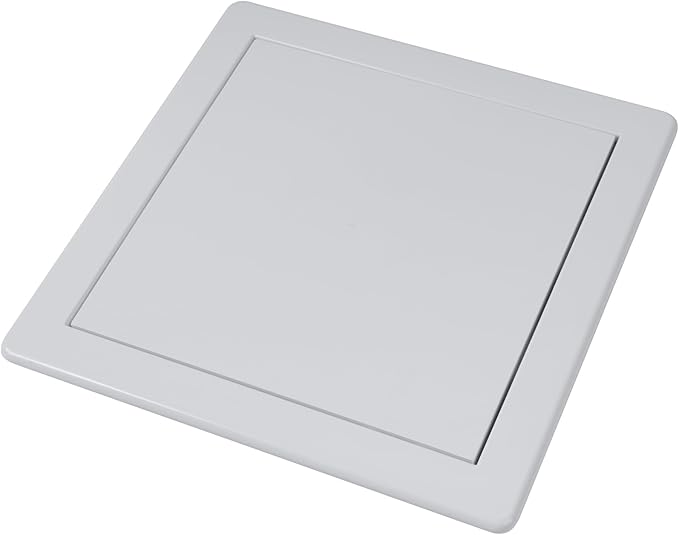 Vent Systems 8x8 Access Panel - Easy Access Doors - ABS Plastic - Access Panel for Drywall, Wall and Ceiling Electrical and Plumbing Service Door Cover - Exterior Dimensions 8.7x8.7 Inches