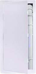 Suteck Plumbing Access Panel for Drywall Ceiling 14 x 29 Inch Reinforced Plastic Wall Access Doors Removable Hinged White
