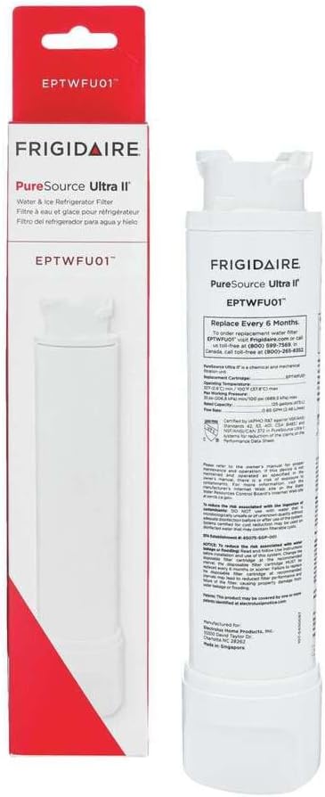 FRIGIDAIRE EPTWFU01 PureSource Ultra II Refrigerator Water Filter by Frigidaire