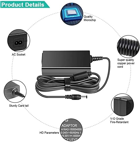 HKY 15V 60W Universal AC/DC Adapter Switching Power Supply - Image 6