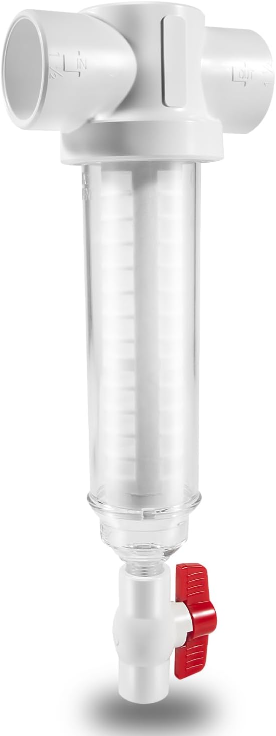 100 Mesh Spin Down Sand Separator/Sediment Water Filter System, 1.5 Inch PVC by johntruck