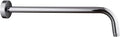 16 Inch Shower Arm with Flange,Stainless Steel 90 Degree Rain Shower Head Extension Arm,Wall-Mounted Shower Head Arm for Fixed Shower Head,Chrome