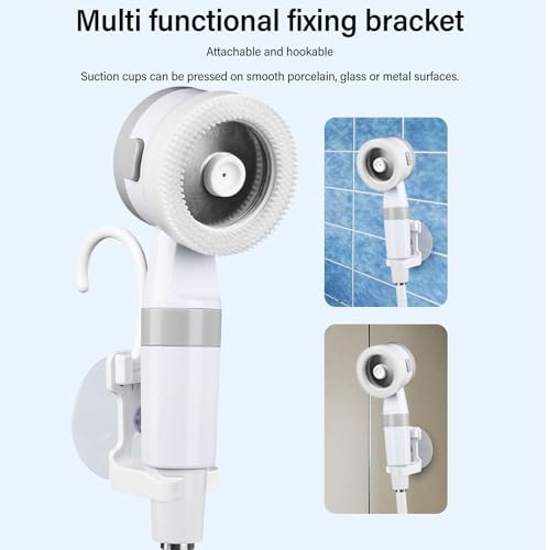 SUNGOOYUE Portable Camping Shower with 4000mAh Battery USB Rechargeable Waterproof Pump 60min Runtime Outdoor Shower for Hiking Beach RV